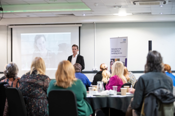 Dr Matt Gaskell, Director of NWGS, speaking at the launch event