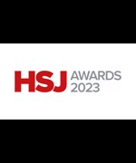 Text reads " HSJ Awards 2023"